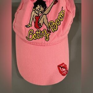 Pink Betty Boop Embroidered Cap